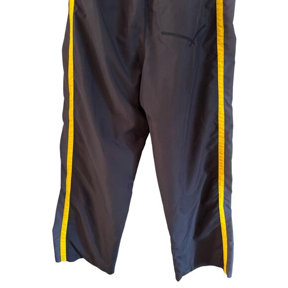 Vintage Fubu Black And Yellow Baggy Track Suit Pants Sweatpant Men’s Medium - Picture 3 of 8